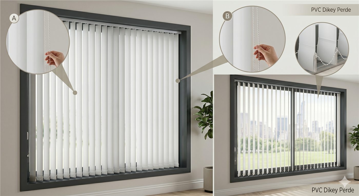 PVC Dikey Perde — Mekanik Perdeler